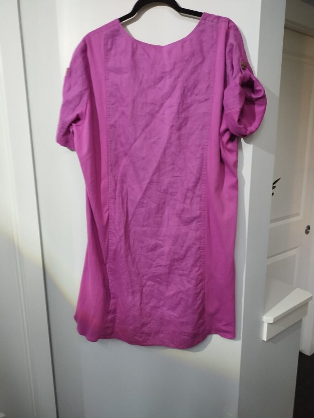 NWT Blu9 mini 100% linen dress with pockets XXL - Picture 8 of 9